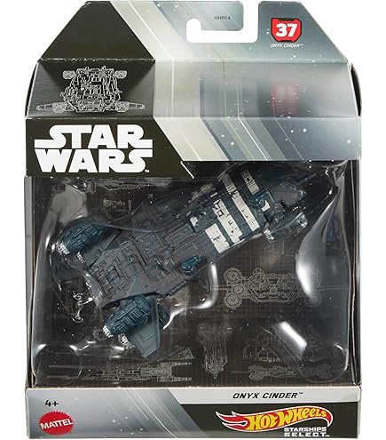 Amazon.com: Hot Wheels Star Wars Starship Blue TIE Fighter Vehicle